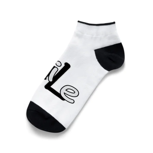 smile-白黒バージョン- Ankle Socks