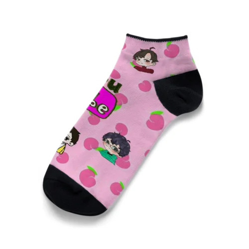 イツメン//:💞❤💙💛💚総柄 Ankle Socks