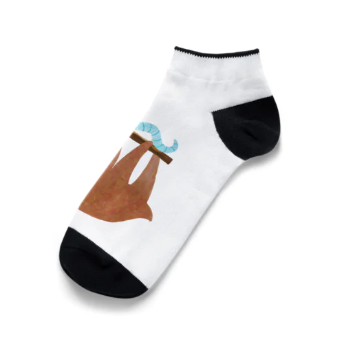 ナマケモノとへびちゃんのグッズ Ankle Socks