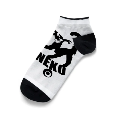 SUKENEKO(スケネコ)ロゴ Ankle Socks