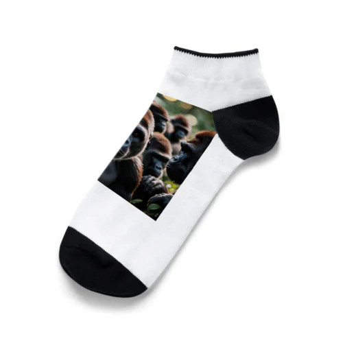 臆病なゴリラ Ankle Socks
