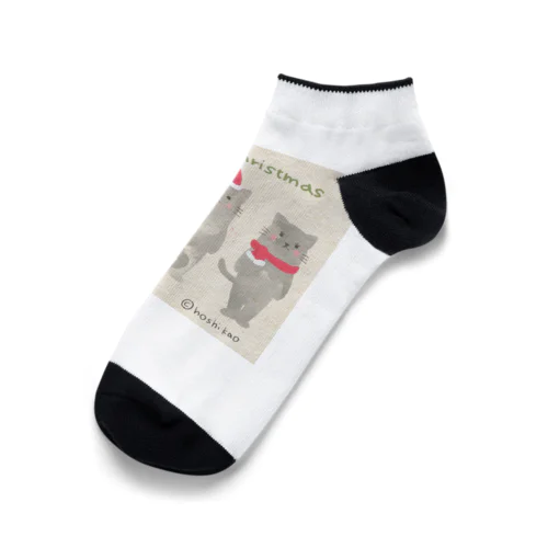 メリクリ３猫 Ankle Socks