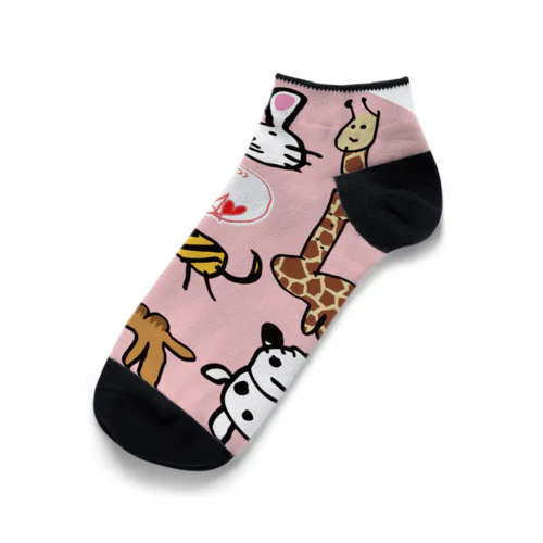 尾添動物園 Ankle Socks