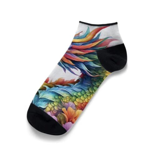 絢爛レインボードラゴン Ankle Socks
