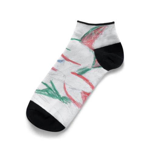 おにまるさん Ankle Socks