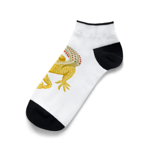 ヒョウモントカゲモドキ。 Ankle Socks