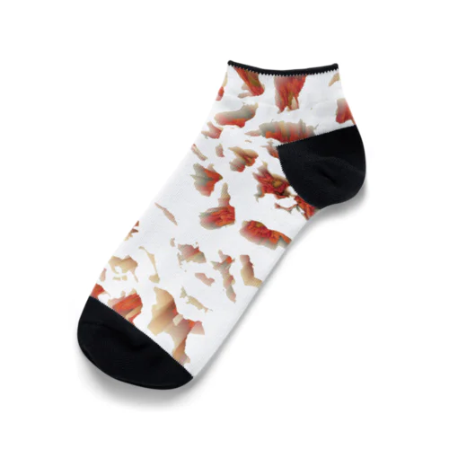 人を駄目にする人間椅子模様 Ankle Socks