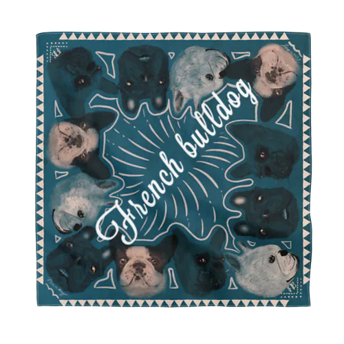 2023 A/W フレブル【インディゴブルー】 Bandana