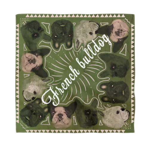 2023 A/W フレブル【モスグリーン】 Bandana