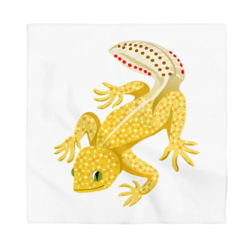 ヒョウモントカゲモドキ。 Bandana