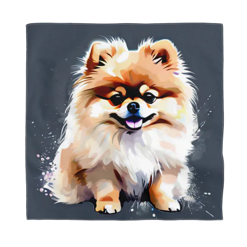 ポメラニアンのきなこ Bandana
