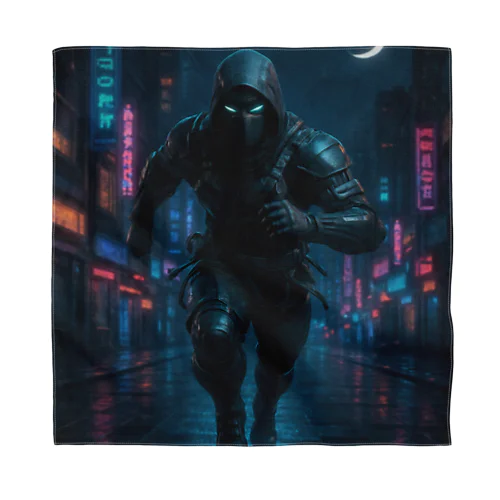 ネオン街を疾走するニンジャ Bandana
