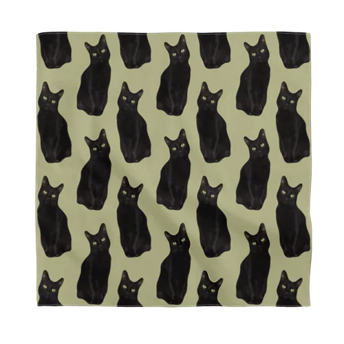 黒猫さん Bandana
