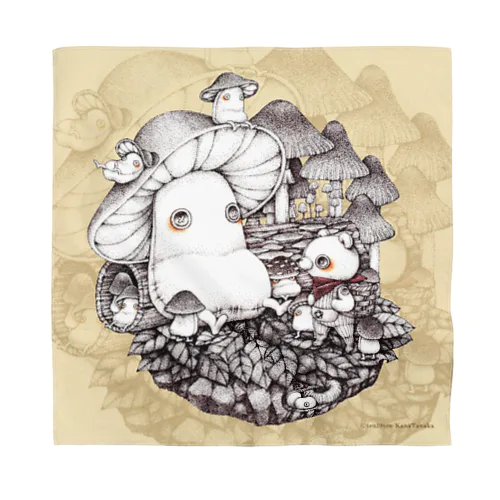きのこ狩り Bandana