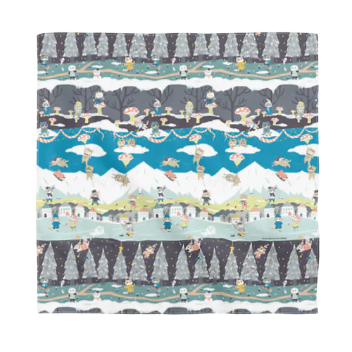 スコホ雪山 Bandana
