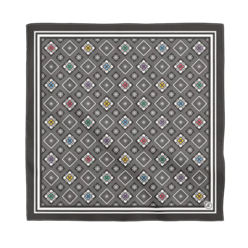 紬POP03 龍郷柄 Bandana