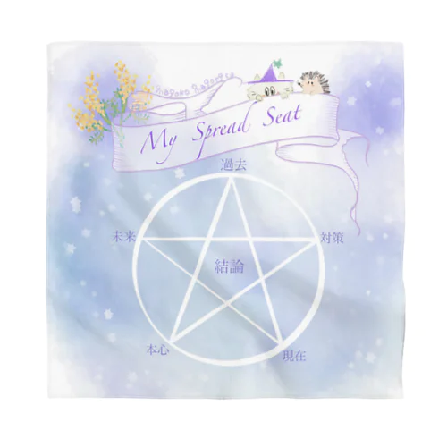 マジョコマジョリカ布製スプレッドシート Bandana