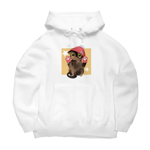 冬手袋モモちゃん Big Hoodie