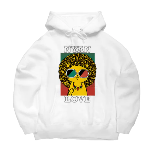 NYAN LOVEアフロ Big Hoodie