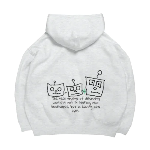 いいこと言うロボット０２ Big Hoodie