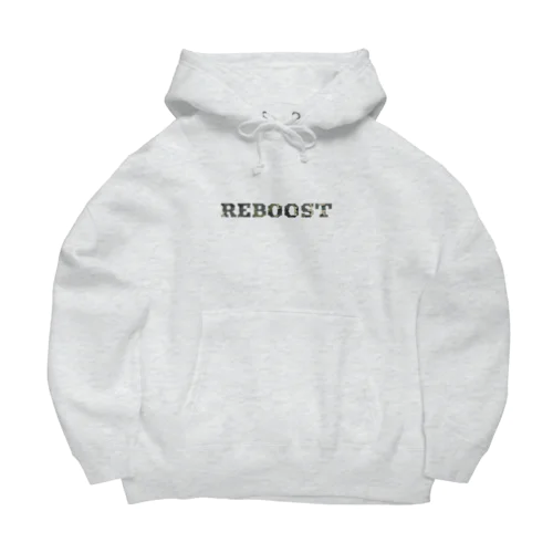 アウトドアな迷彩ロゴ【 REBOOST 】 Big Hoodie