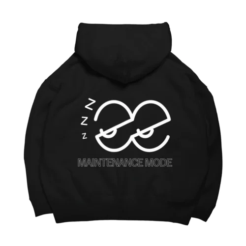 maintenance mode Black Big Hoodie