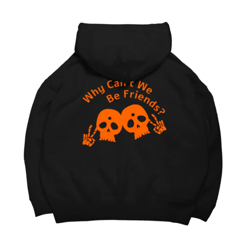 Why Can't We Be Friends?（橙） Big Hoodie