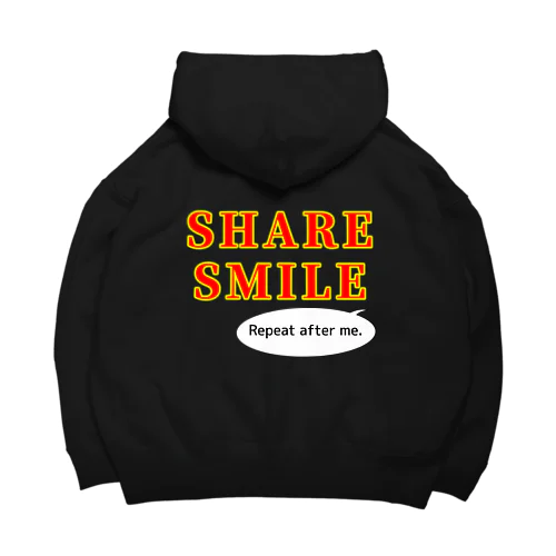 笑顔をシェア 〜英会話教室風〜 Big Hoodie