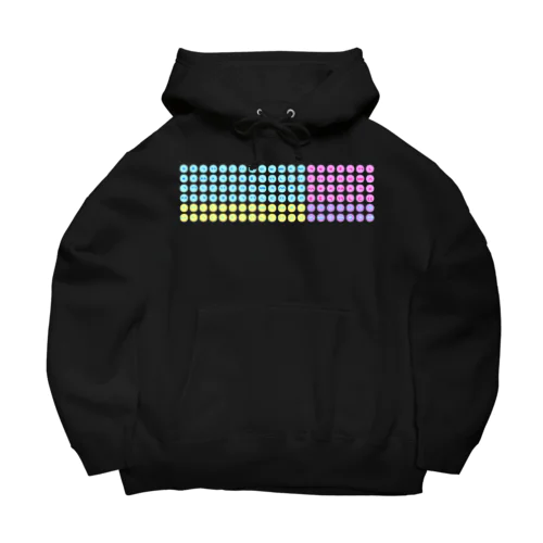 ハングルドット　パステル Big Hoodie