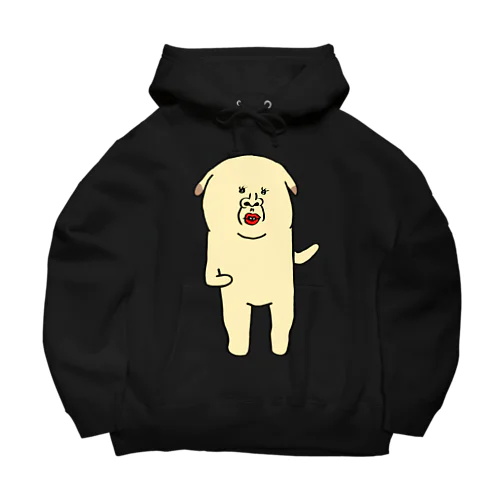ファイティングポーズ犬 Big Hoodie