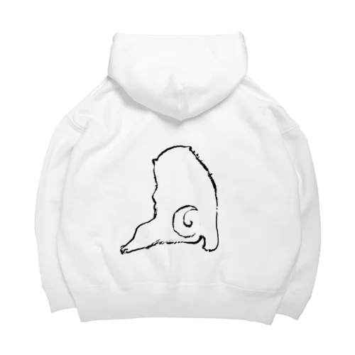 長沢芦雪の「あの犬」※後ろ姿アリ！ Big Hoodie
