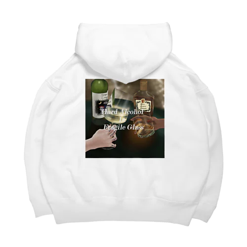 Hard Alcohol In Fragile Glass Big Hoodie