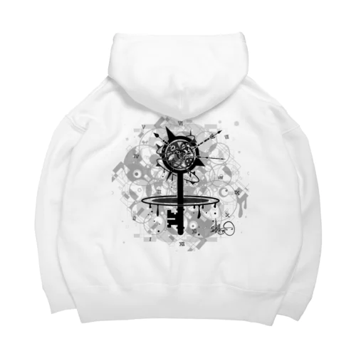 mono clock key Big Hoodie
