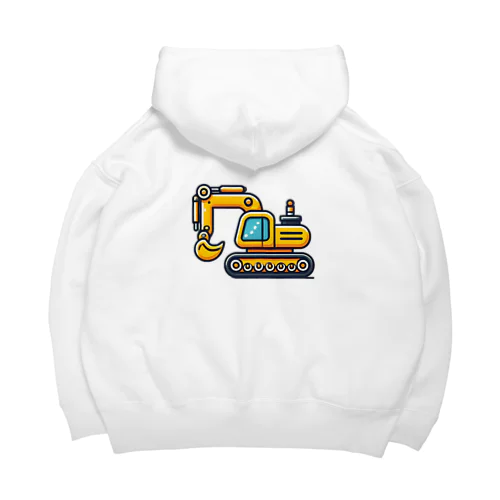 AIで描いたショベルカー Big Hoodie