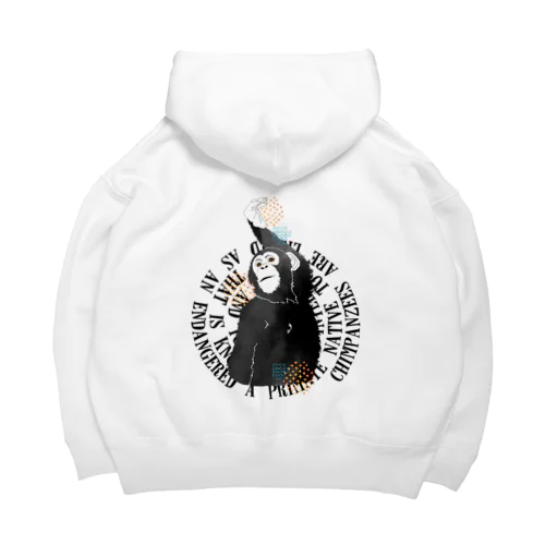 チンパンジー Big Hoodie