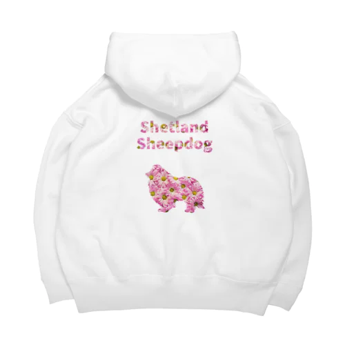 シェルティとデイジー Big Hoodie