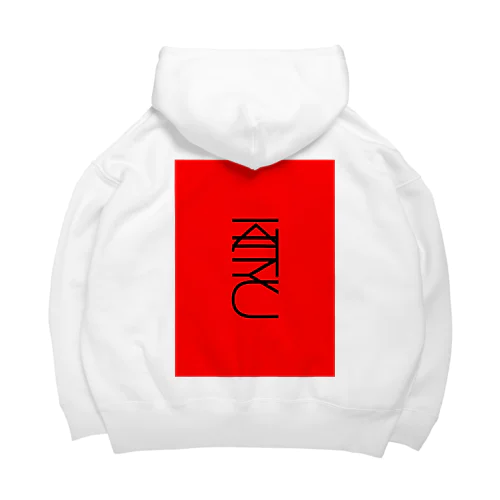 red kittyu Big Hoodie