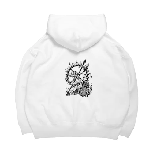 毘沙門レオパ Big Hoodie
