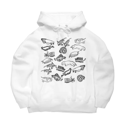 古生代のいきものたち Big Hoodie