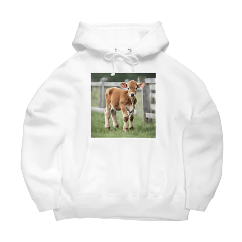 かわいい仔牛 Big Hoodie