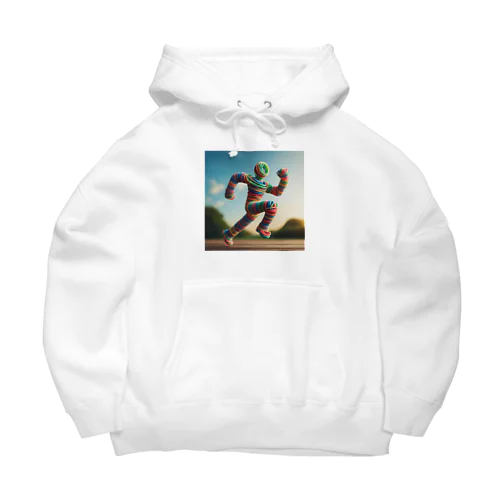 人型輪ゴム Big Hoodie