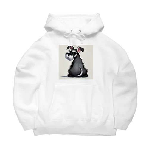 見返りシュナ Big Hoodie