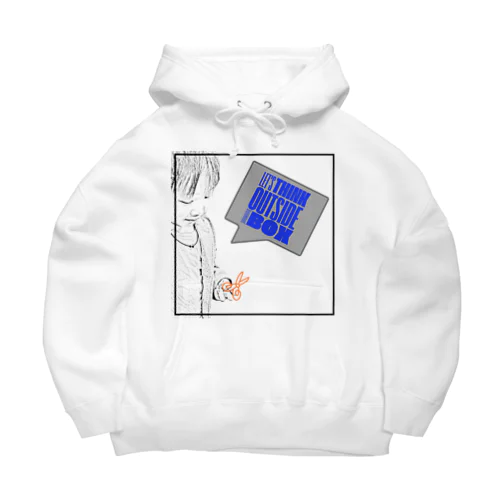 枠をぶっ壊せ！Tシャツ Big Hoodie