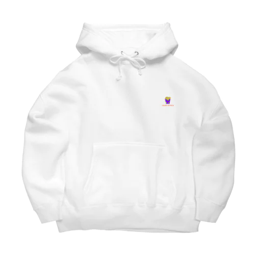 ビビッドポテト ロゴ (紫)vivid potato logo (purple) Big Hoodie