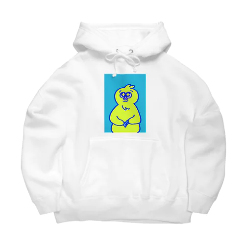 証明写真風キラキラフタユビナマケモノちゃん Big Hoodie