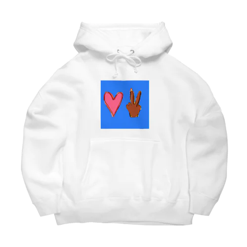 ラブアンドピース Big Hoodie