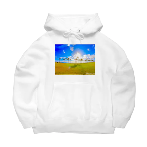 Hawaiiヤシの木 Big Hoodie