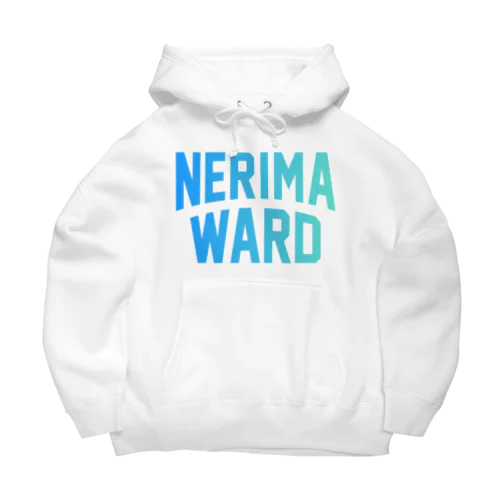 練馬区 NERIMA WARD ロゴブルー　 Big Hoodie