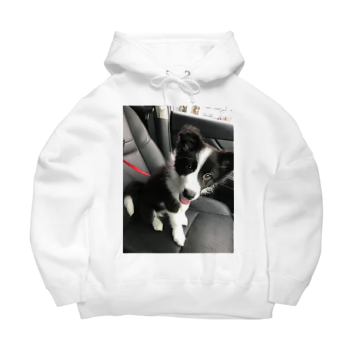 ボーダーコリーのゆうちゃん Big Hoodie
