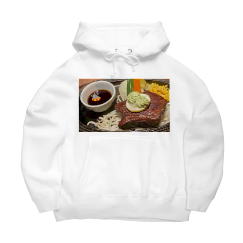 ステーキといっしょ えなめるくん Big Hoodie